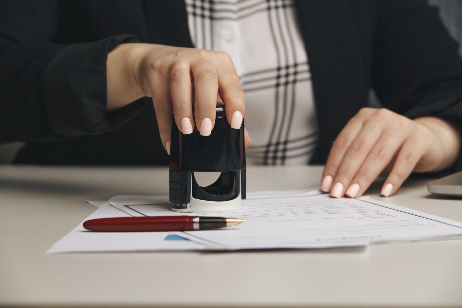 Translation services with notarization